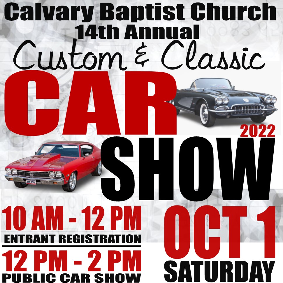 Car Show Calvary Baptist Church